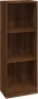 Dolce Vita La Boekenopberger Boekencollectie Boekenorganizer Boekenmuur Boekenkast 40x24x109 cm bewerkt hout bruineikenkleurig - Thumbnail 1