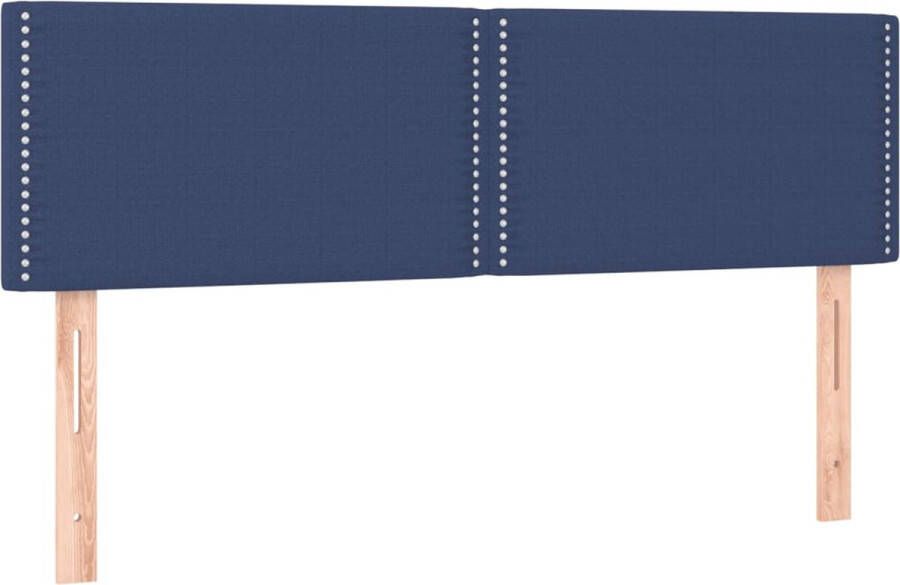 Dolce Vita La Boxspring met matras stof blauw 140x190 cm