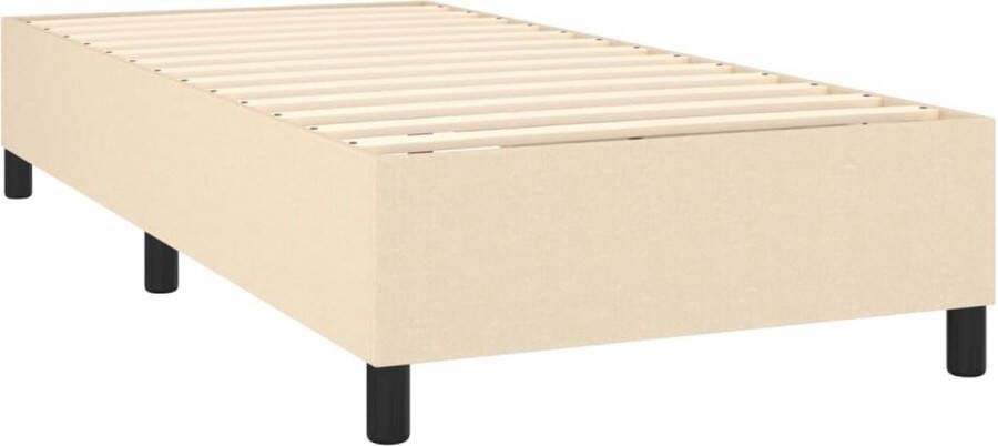Dolce Vita La Boxspring met matras stof crèmekleurig 90x200 cm - Foto 7