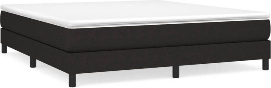 Dolce Vita La Boxspring met matras stof zwart 180x200 cm