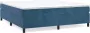 Dolce Vita La Boxspringframe fluweel donkerblauw 160x200 cm - Thumbnail 1