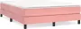 Dolce Vita La Boxspringframe fluweel roze 140x200 cm - Thumbnail 1