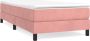 Dolce Vita La Boxspringframe fluweel roze 80x200 cm - Thumbnail 2