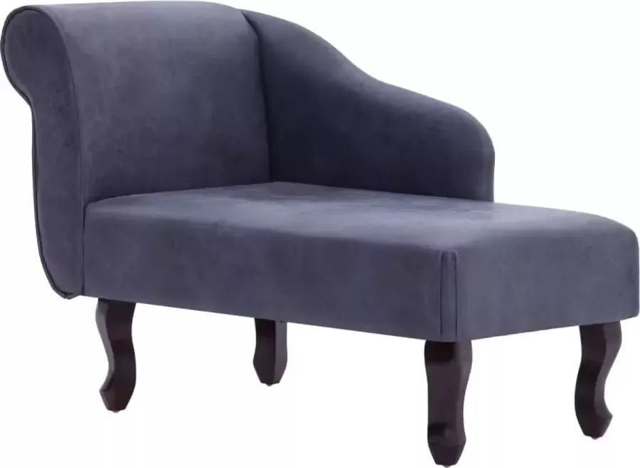 Dolce Vita La Chaise longue kunstsuède grijs