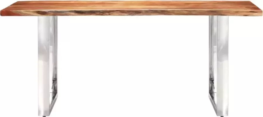 Prolenta Premium INFIORI Eetkamertafel met natuurlijke randen 3 8 cm 200 cm acaciahout