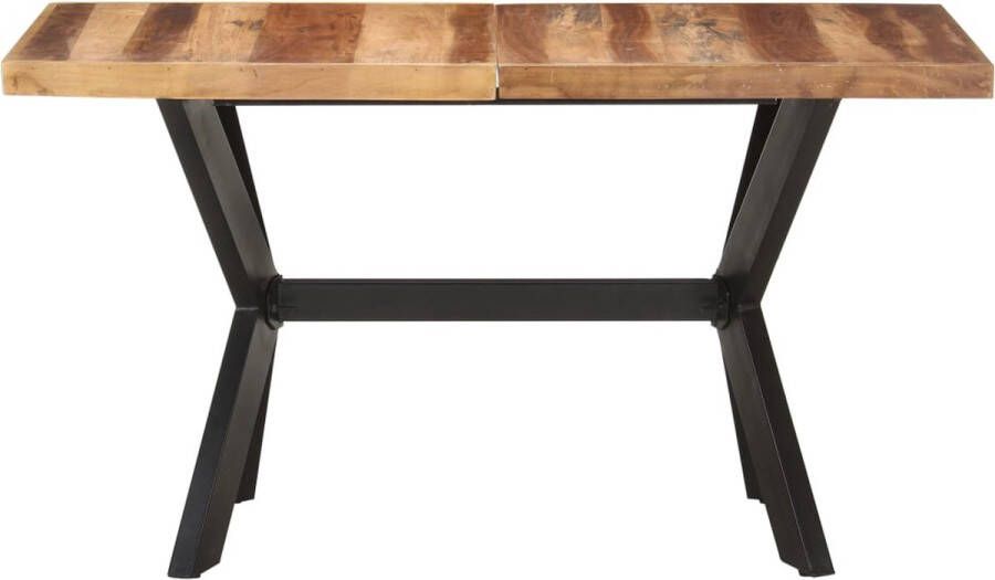 Dolce Vita La Eettafel 140x70x75 cm massief hout met honingkleurige afwerking