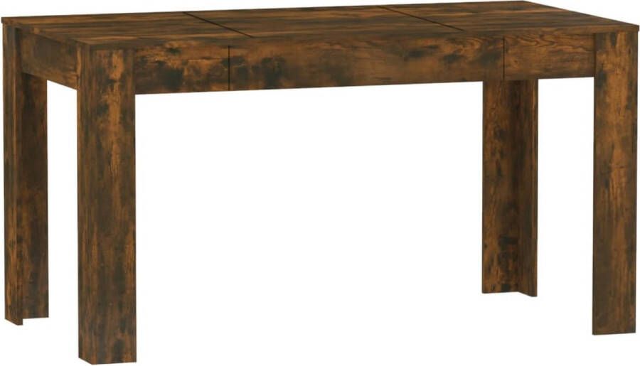 Dolce Vita La Eettafel 140x74 5x76 cm bewerkt hout gerookt eikenkleurig