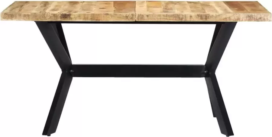 Dolce Vita La Eettafel 160x80x75 cm massief ruw mangohout