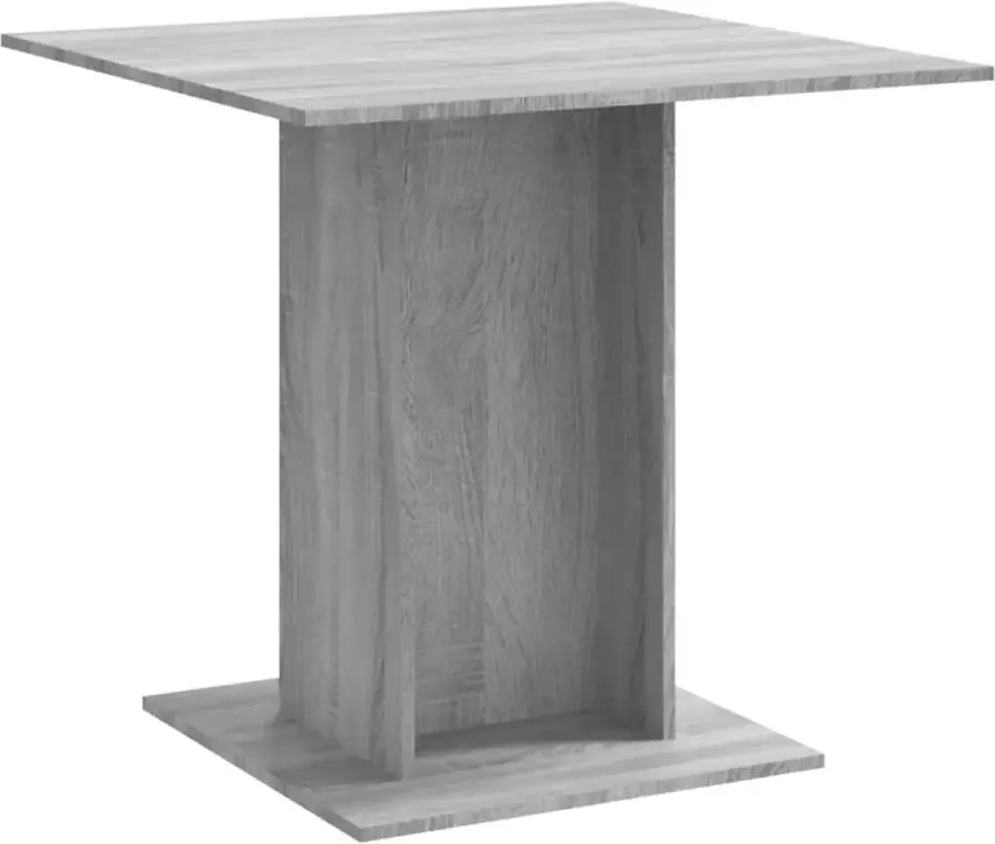 Dolce Vita La Eettafel 80x80x75 cm bewerkt hout grijs sonoma eikenkleurig