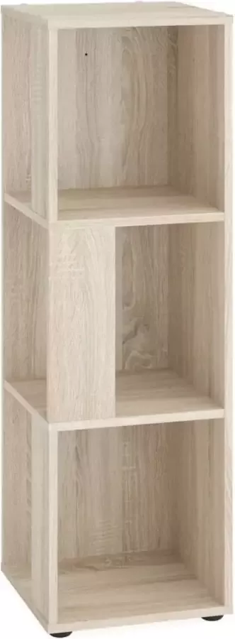 Dolce Vita La FMD Hoekkast met 6 zijvakken sonoma eikenkleurig