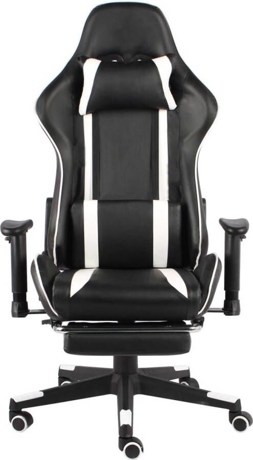 Dolce Vita La Gamestoel draaibaar met voetensteun PVC wit