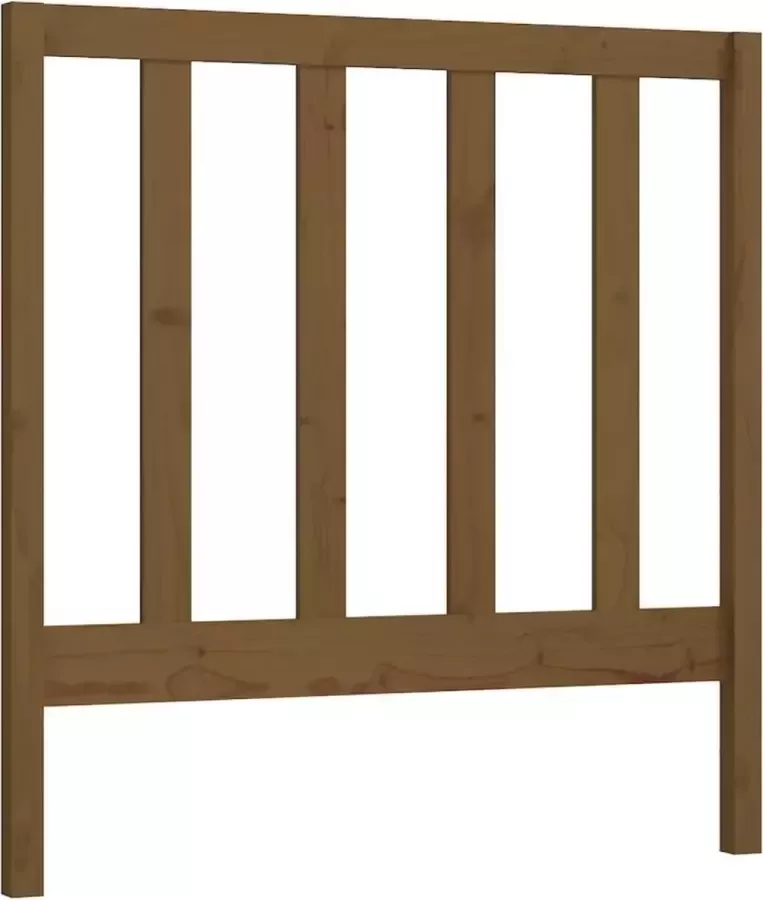 Dolce Vita La Hoofdbord 106x4x100 cm massief grenenhout honingbruin