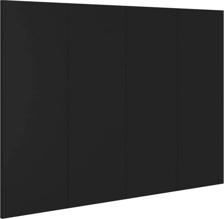 Dolce Vita La Hoofdbord 120x1 5x80 cm bewerkt hout zwart