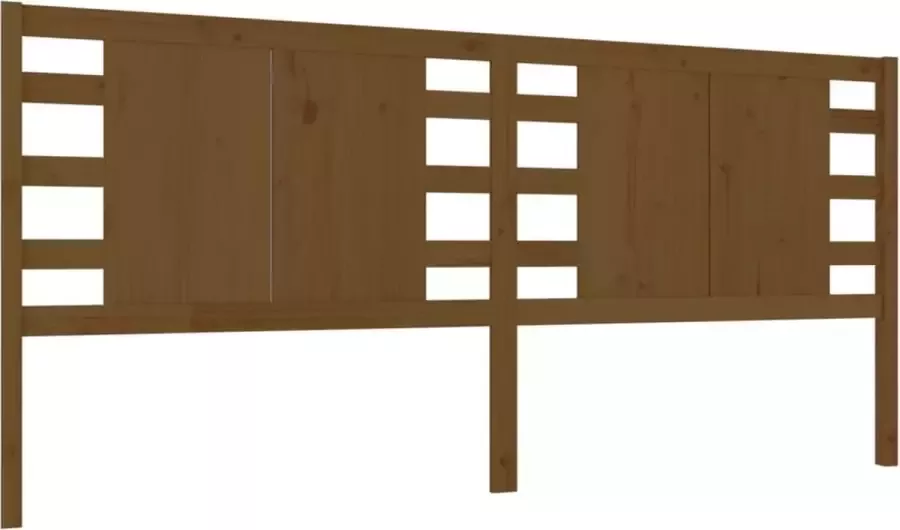 Dolce Vita La Hoofdbord 126x4x100 cm massief grenenhout honingbruin