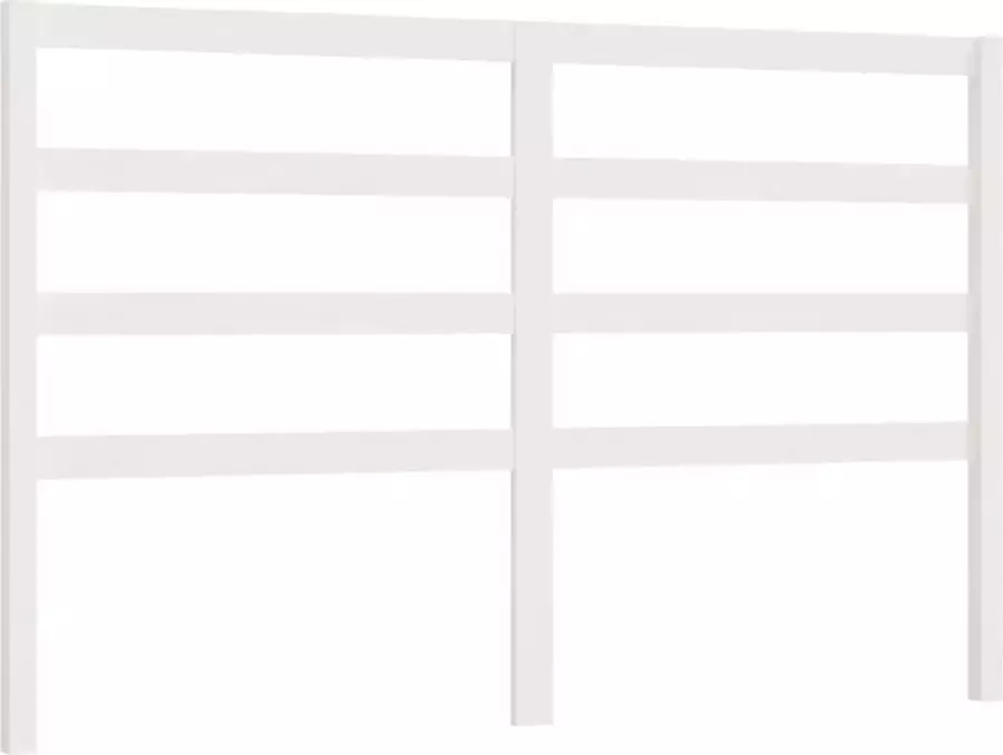 Dolce Vita La Hoofdbord 156x4x100 cm massief grenenhout wit