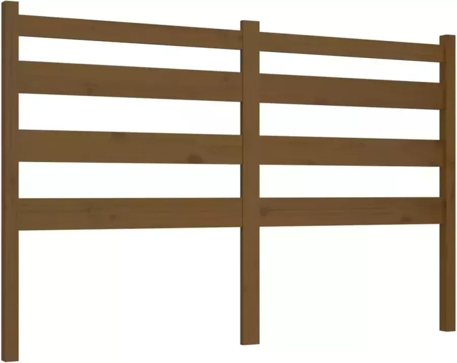 Dolce Vita La Hoofdbord 166x4x100 cm massief grenenhout honingbruin