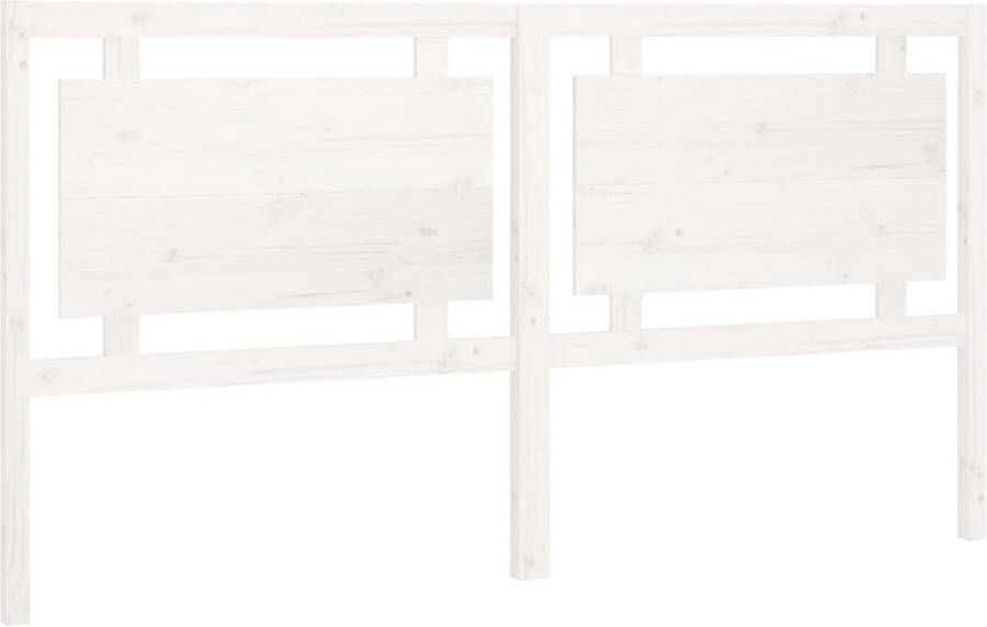 Dolce Vita La Hoofdbord 185 5x4x100 cm massief grenenhout wit