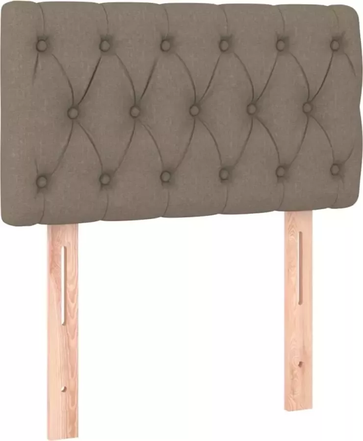 Dolce Vita La Hoofdbord 80x7x78 88 cm stof taupe