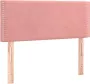 Dolce Vita La Hoofdbord 90x5x78 88 cm fluweel roze - Thumbnail 1