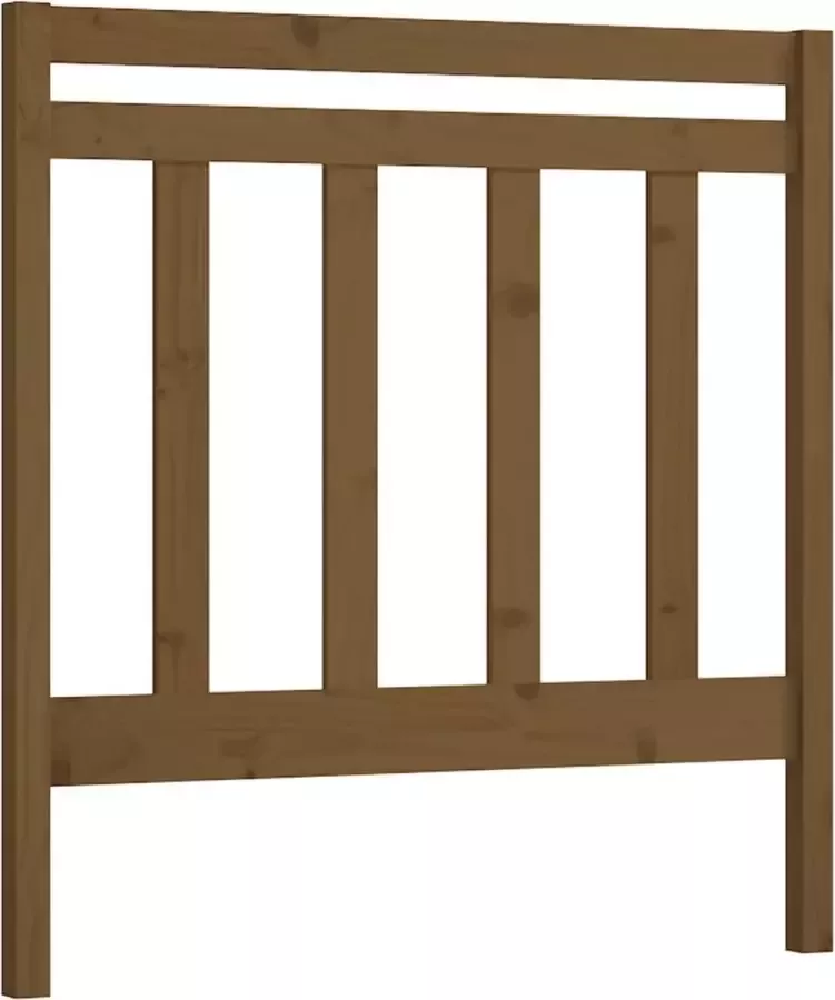 Dolce Vita La Hoofdbord 95x4x100 cm massief grenenhout honingbruin
