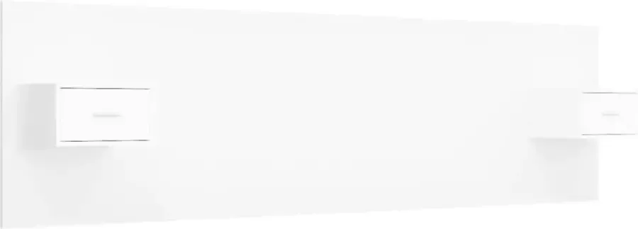 Dolce Vita La Hoofdbord met kastjes bewerkt hout wit