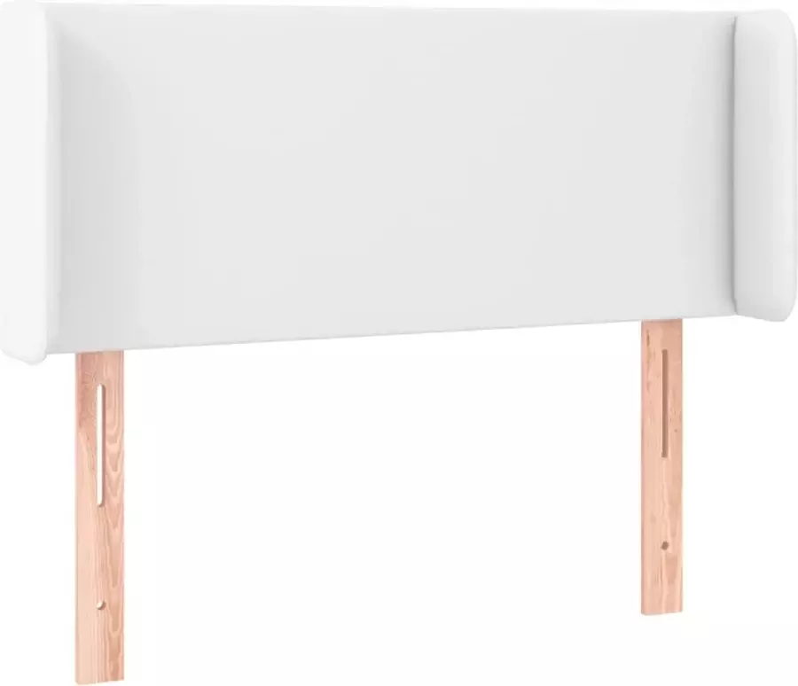 Dolce Vita La Hoofdbord met randen 103x16x78 88 cm kunstleer wit