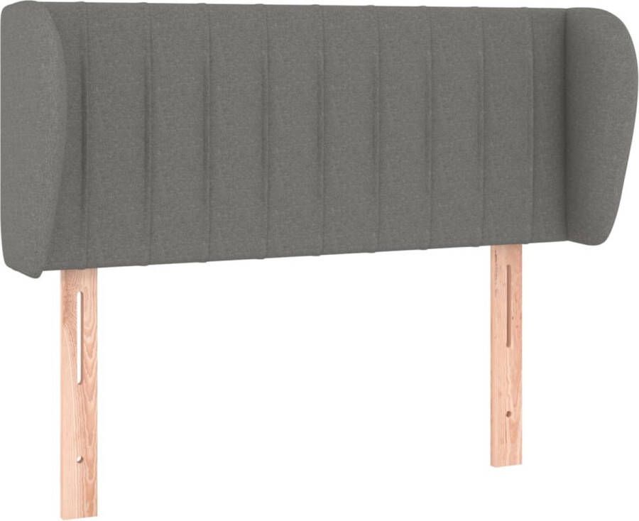 Dolce Vita La Hoofdbord met randen 103x23x78 88 cm stof donkergrijs