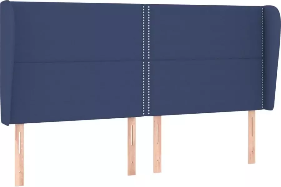 Dolce Vita La Hoofdbord met randen 163x23x118 128 cm stof blauw