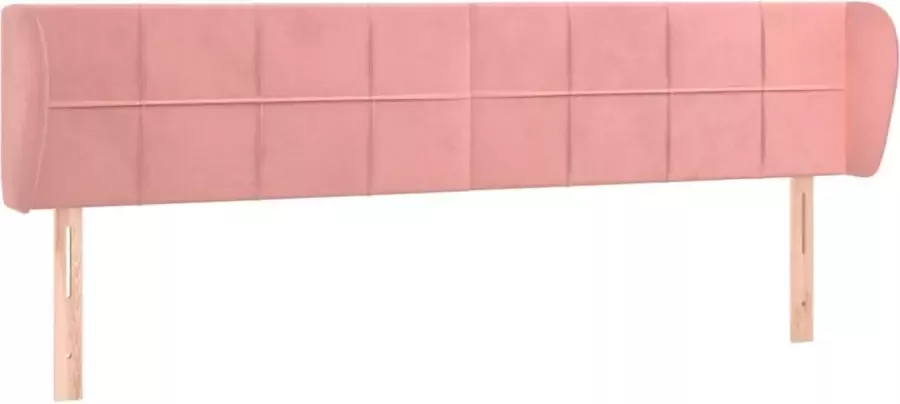 Dolce Vita La Hoofdbord met randen 163x23x78 88 cm fluweel roze
