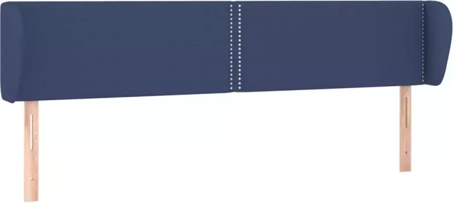 Dolce Vita La Hoofdbord met randen 163x23x78 88 cm stof blauw