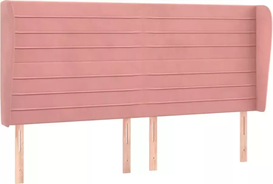 Dolce Vita La Hoofdbord met randen 203x23x118 128 cm fluweel roze