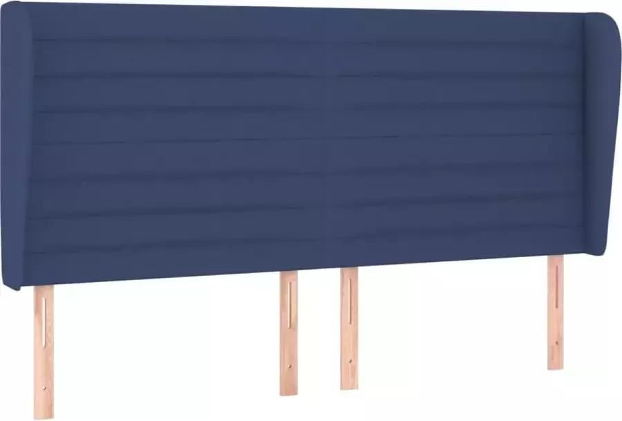 Dolce Vita La Hoofdbord met randen 203x23x118 128 cm stof blauw
