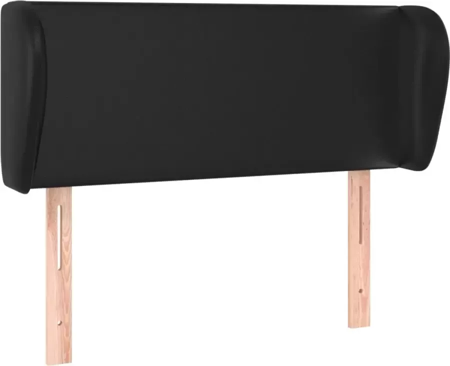 Dolce Vita La Hoofdbord met randen 93x23x78 88 cm kunstleer zwart