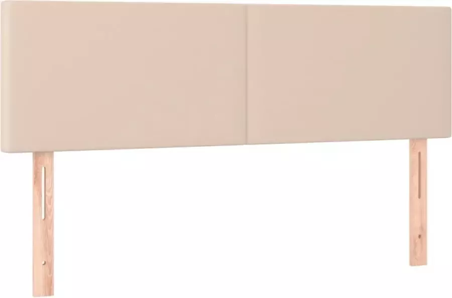 Dolce Vita La Hoofdborden 2 st 72x5x78 88 cm kunstleer cappuccinokleurig - Foto 2