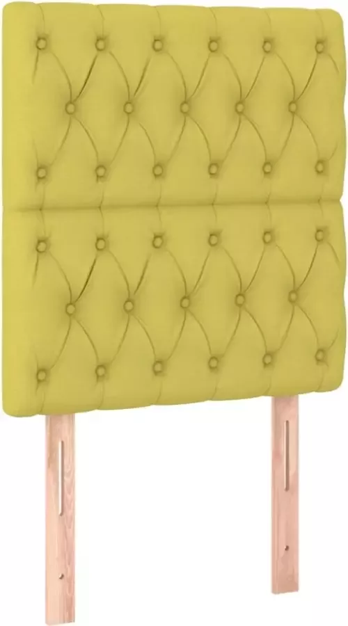 Dolce Vita La Hoofdborden 2 st 80x7x78 88 cm stof groen - Foto 2