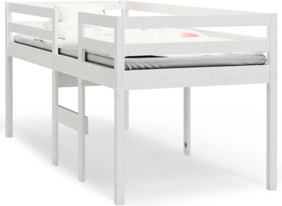 Dolce Vita La Hoogslaper massief grenenhout wit 90x200 cm