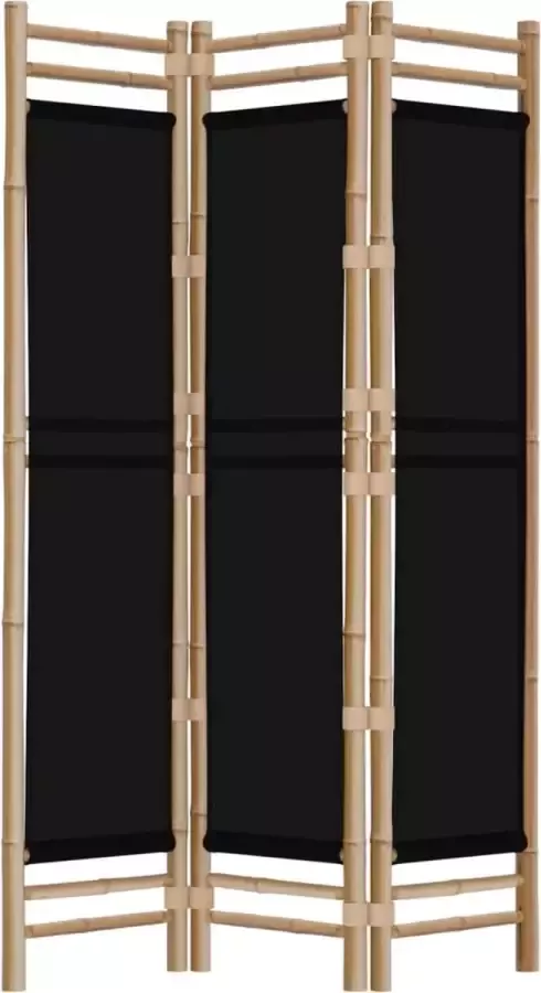 Dolce Vita La Kamerscherm 3-panelen inklapbaar 120 cm bamboe en canvas