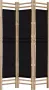 Dolce Vita La Kamerscherm 3-panelen inklapbaar 120 cm bamboe en canvas - Thumbnail 1