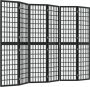 Dolce Vita La Kamerscherm inklapbaar 6 panelen Japanse stijl 240x170 cm zwart - Thumbnail 2