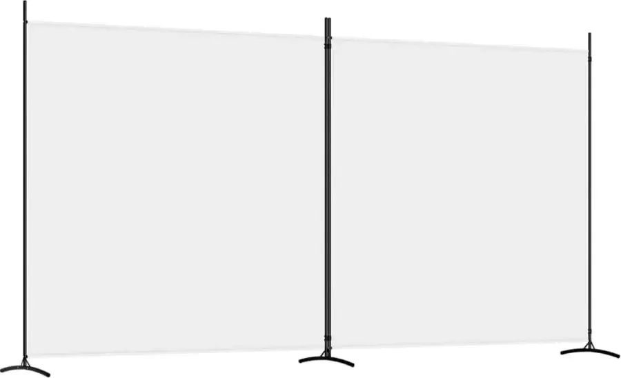 Dolce Vita La Kamerscherm met 2 panelen 348x180 cm stof wit