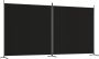 Dolce Vita La Kamerscherm met 2 panelen 348x180 cm stof zwart - Thumbnail 2