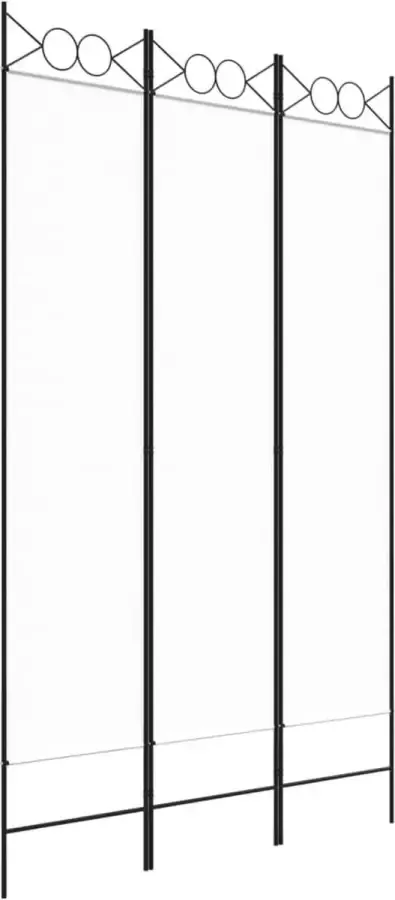 Dolce Vita La Kamerscherm met 3 panelen 120x200 cm stof wit