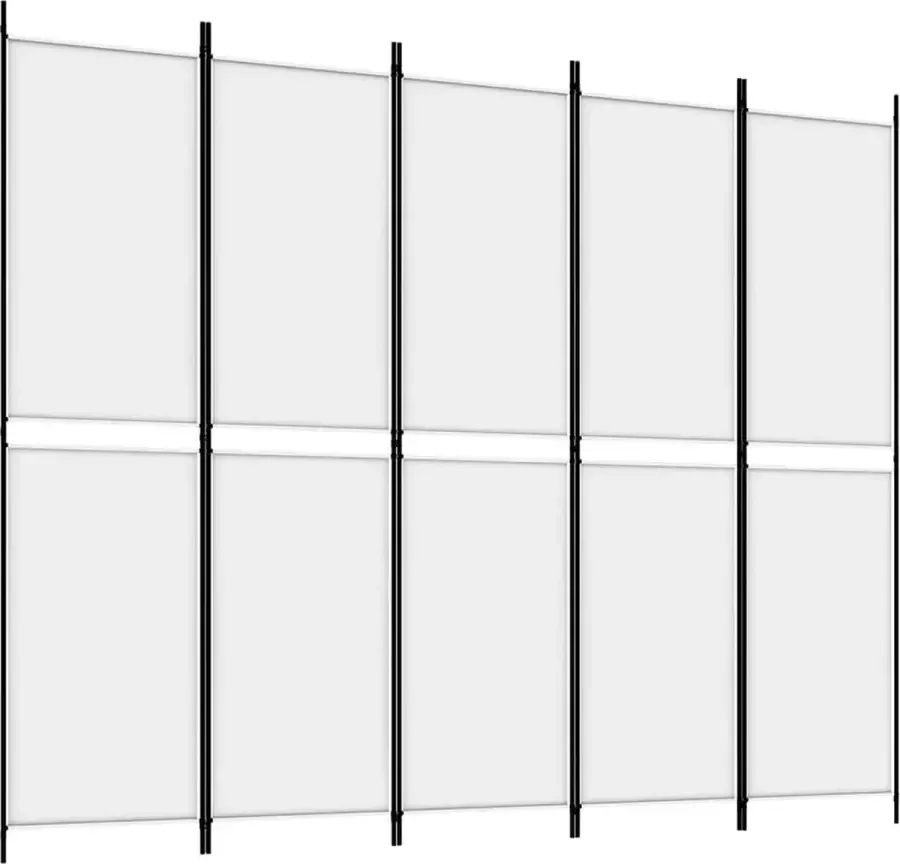 Dolce Vita La Kamerscherm met 4 panelen 250x200 cm stof wit