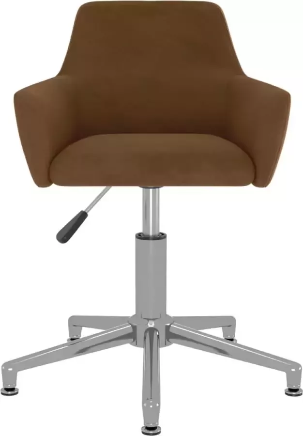 Dolce Vita La Kantoorstoel draaibaar fluweel bruin - Foto 2
