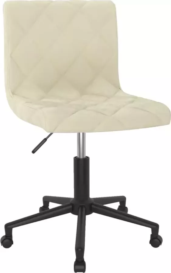 Dolce Vita La Kantoorstoel draaibaar fluweel crèmekleurig - Foto 2