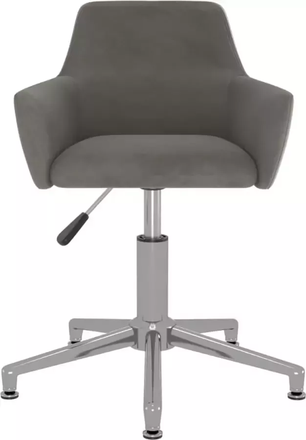Dolce Vita La Kantoorstoel draaibaar fluweel donkergrijs - Foto 4