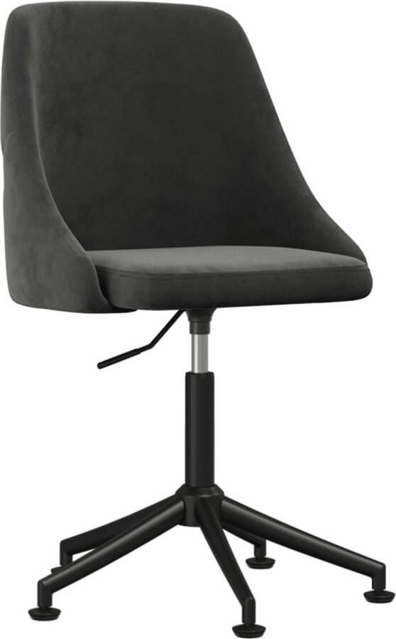 Dolce Vita La Kantoorstoel draaibaar fluweel donkergrijs - Foto 7