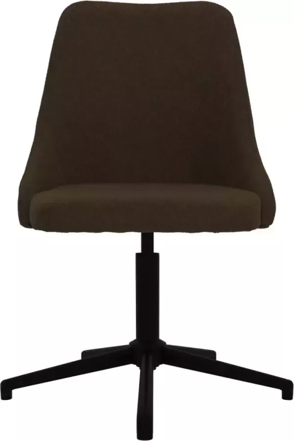Dolce Vita La Kantoorstoel draaibaar stof donkerbruin