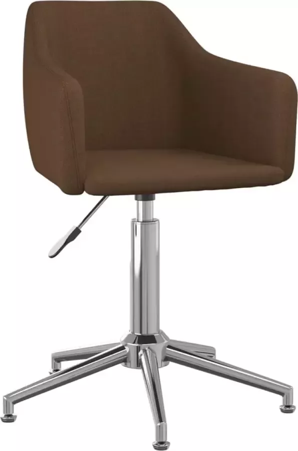 Dolce Vita La Kantoorstoel draaibaar stof donkerbruin - Foto 2