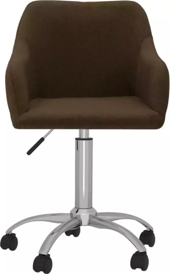 Dolce Vita La Kantoorstoel draaibaar stof donkerbruin - Foto 4